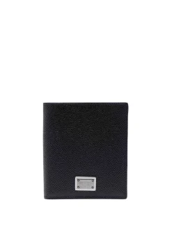 Portacarte bifold in pelle stampa Dauphine