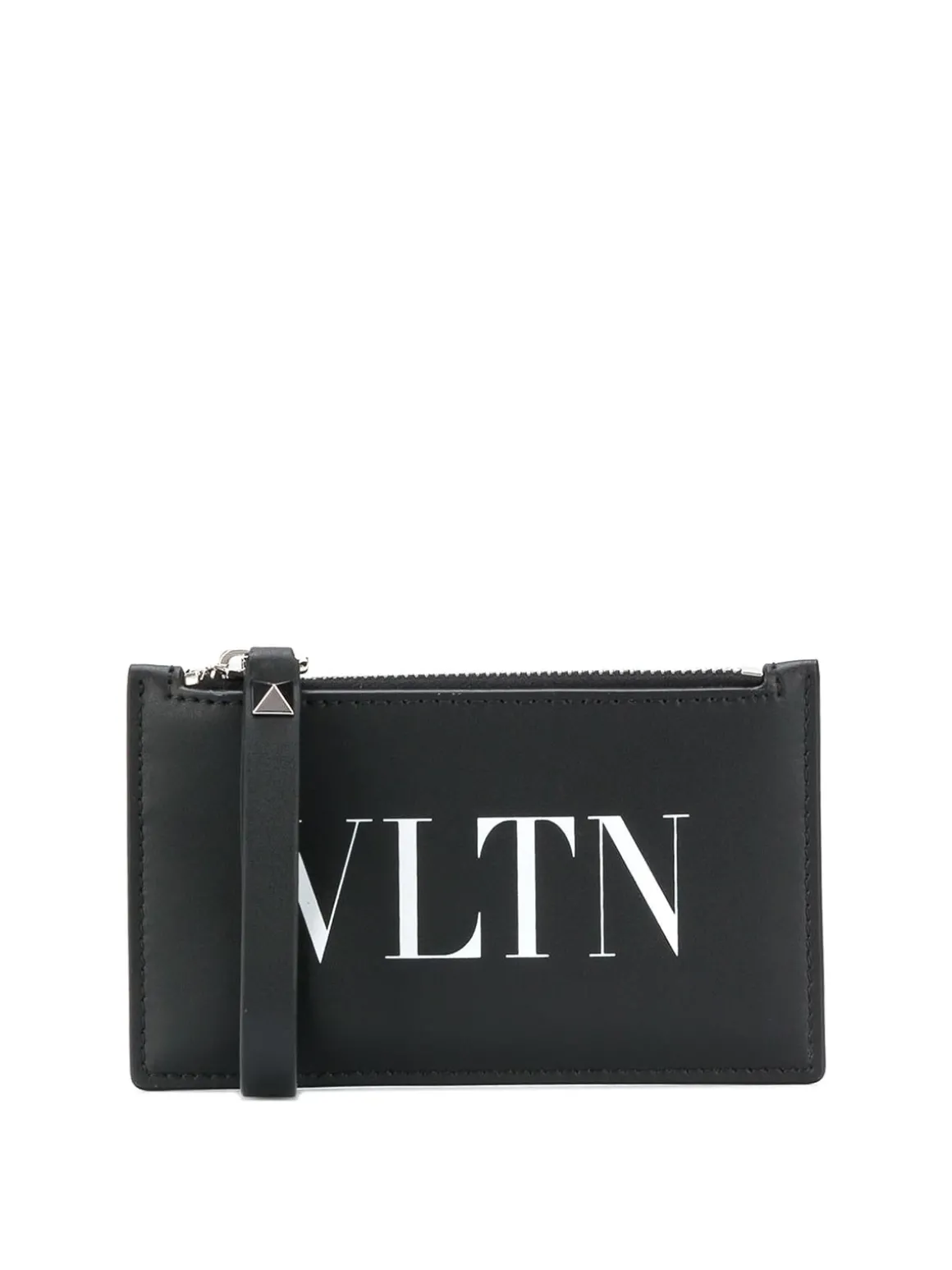 Portacarte con cerniera con stampa logo Vltn