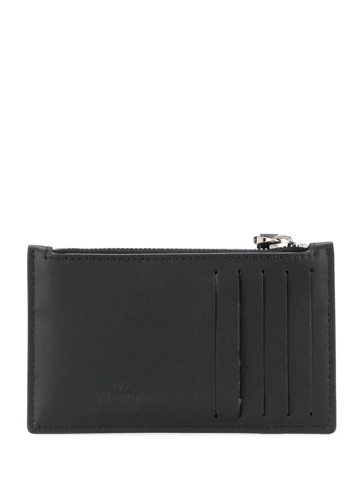 Portacarte con cerniera con stampa logo Vltn