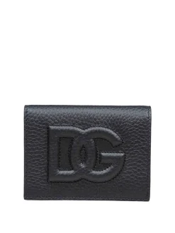 Portacarte In Pelle Con Logo Dg