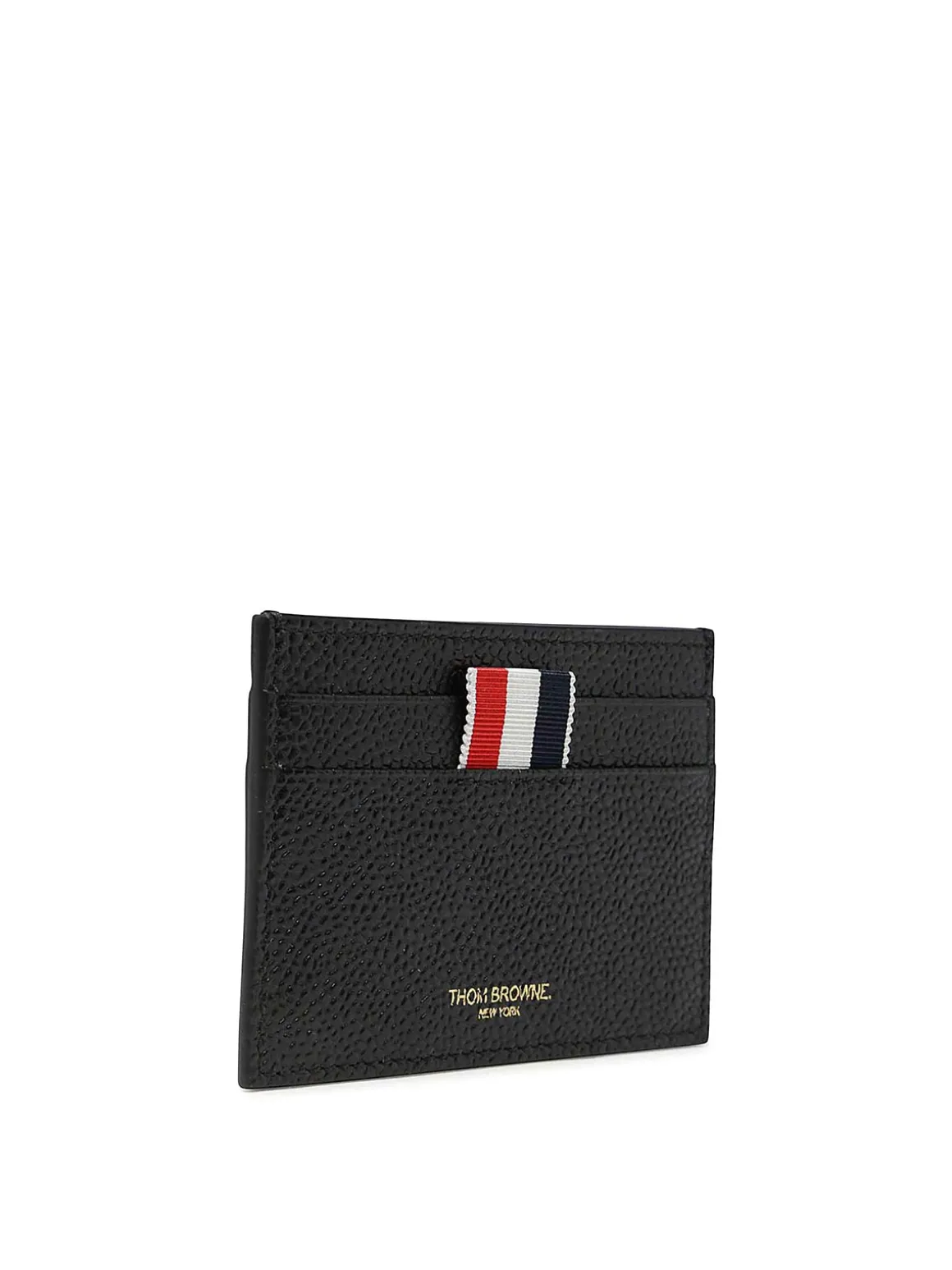 Portacarte in pelle nera