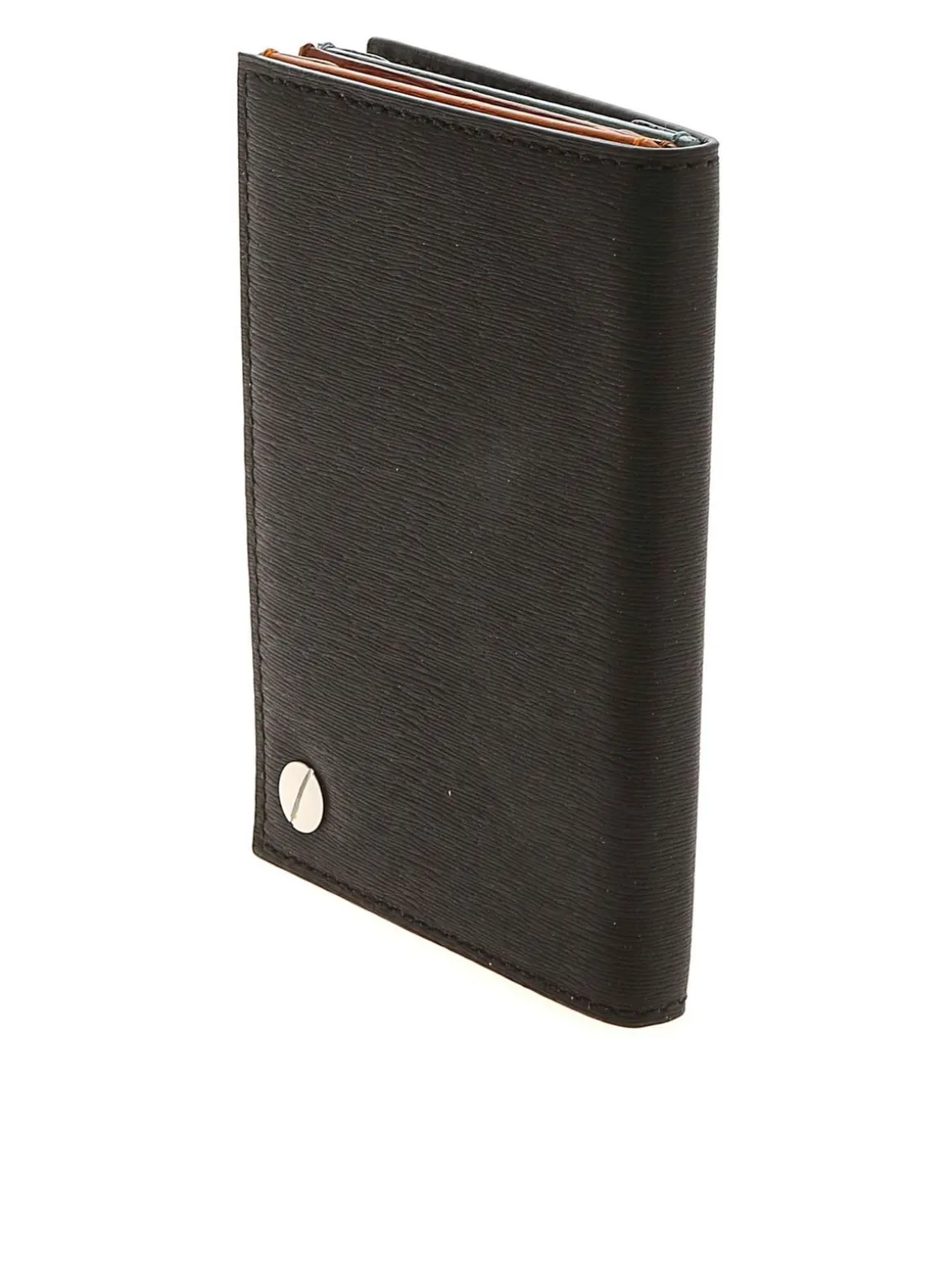 Portacarte nero con logo