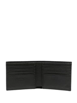Portafoglio bifold con logo impresso