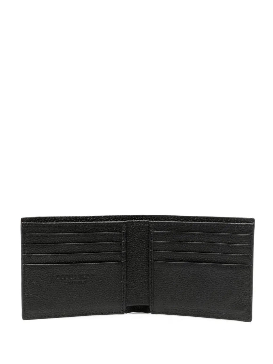Portafoglio bifold con logo impresso