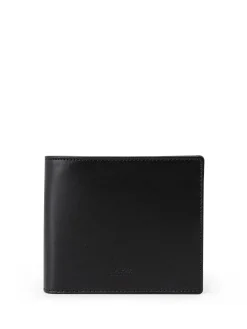 Portafoglio bi-fold in pelle
