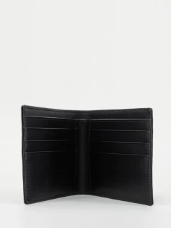 Portafoglio bi-fold in pelle