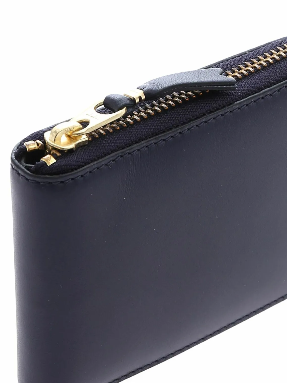 Portafoglio Classic Leather blu navy