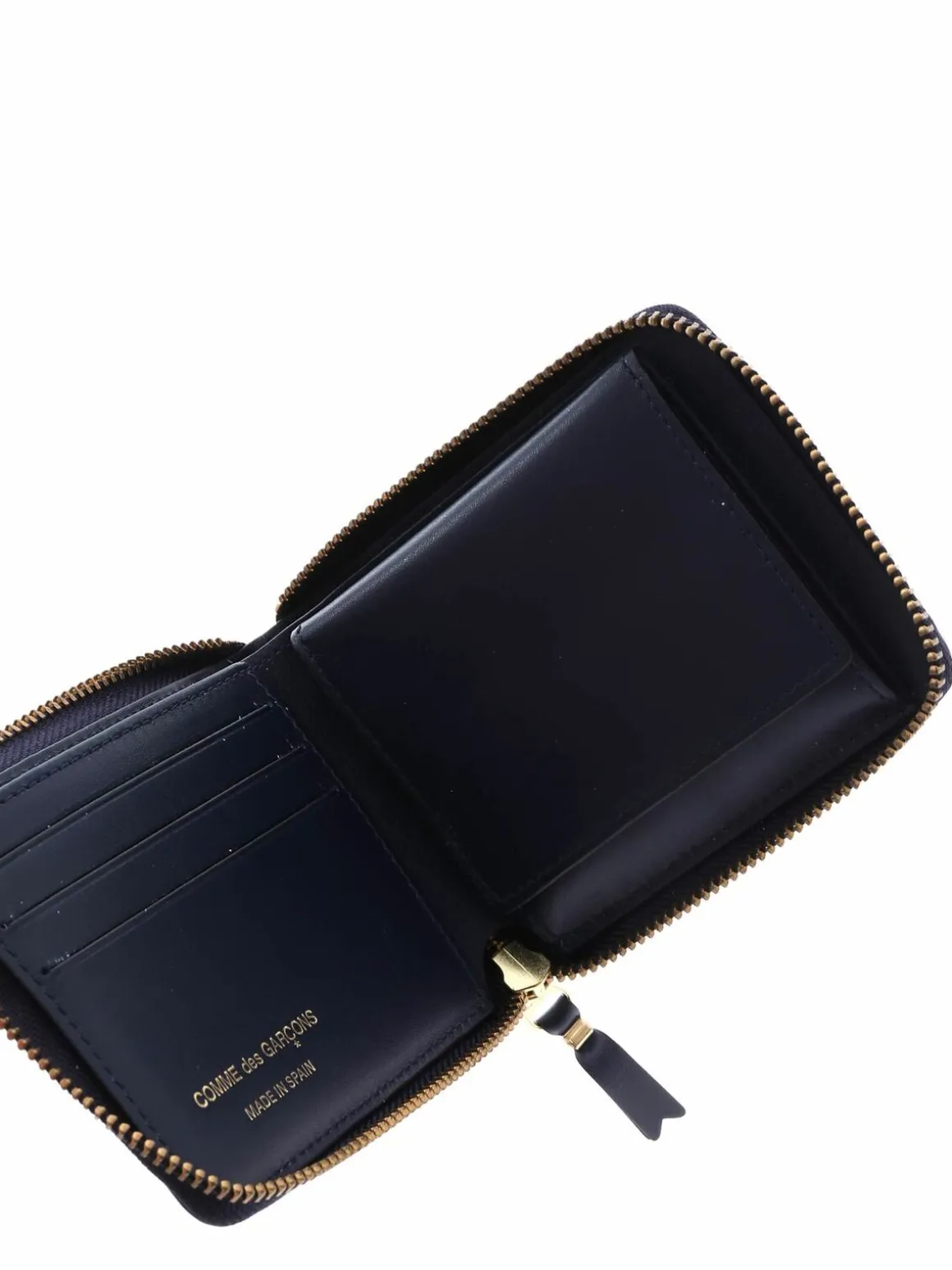 Portafoglio Classic Leather blu navy