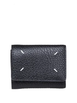 Portafoglio in pelle colore nero
