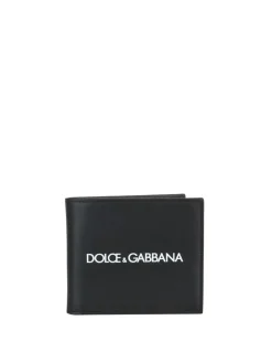 Portafoglio in pelle con stampa logo