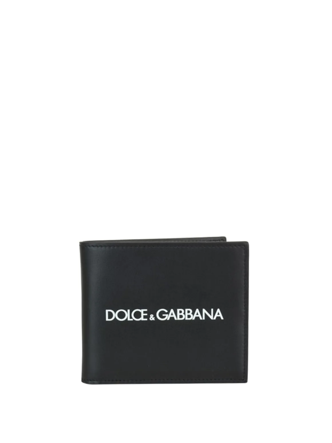 Portafoglio in pelle con stampa logo