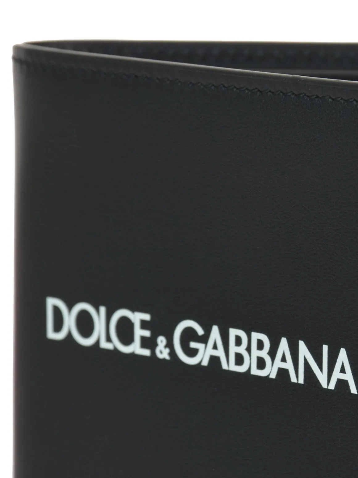 Portafoglio in pelle con stampa logo
