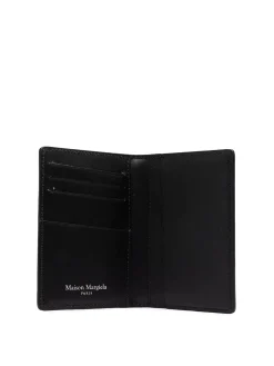 Portafoglio in pelle con stampa logo