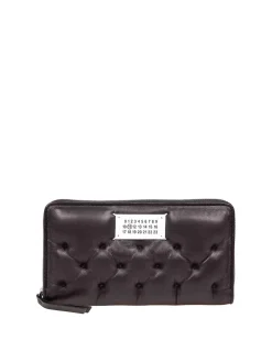 Portafoglio In Pelle Trapuntata Colore Nero