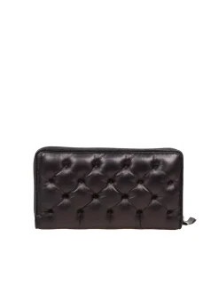 Portafoglio In Pelle Trapuntata Colore Nero