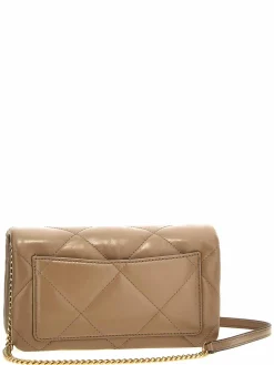 Portafoglio Kira Diamond Quilt con catena