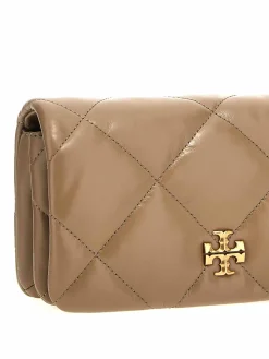 Portafoglio Kira Diamond Quilt con catena