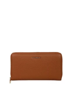 Portafoglio Metallic Soft Zip Around