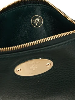 Portafoglio piccolo con placca Mulberry