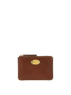 Portafoglio piccolo con placca Mulberry
