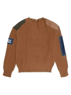 Pullover con patch over