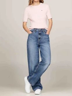 Pullover Slim Fit A Maniche Corte