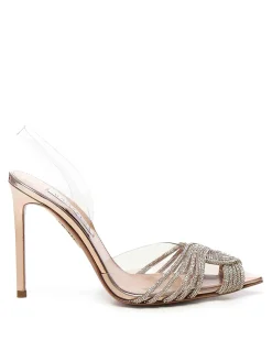 Pumpe Gatsby in PVC con cristalli