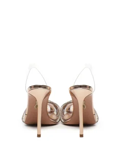 Pumpe Gatsby in PVC con cristalli