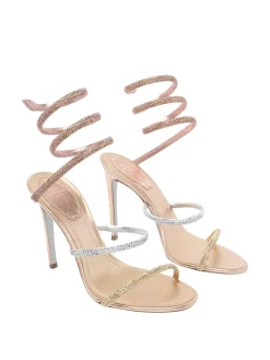 Rene Caovilla Pink Cleo Sandals