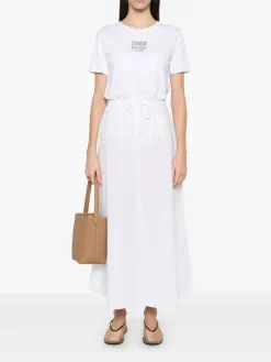 S Max Mara T-shirt Quieto Bianco
