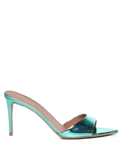 Sabot in pelle a specchio Alixia