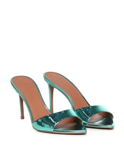Sabot in pelle a specchio Alixia