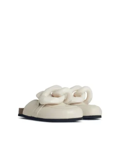 Sabot in pelle avorio