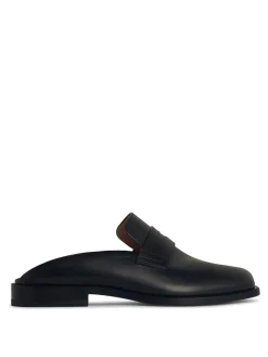 Sabot in pelle nera