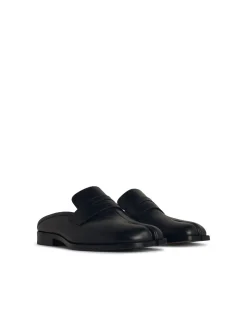 Sabot in pelle nera