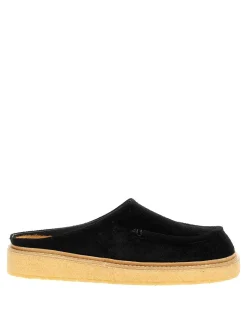 Sabot in pelle scamosciata