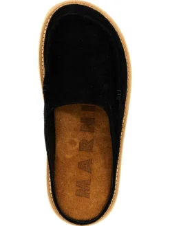 Sabot in pelle scamosciata