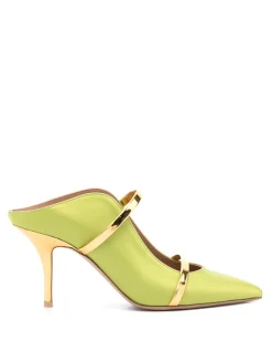 Sabot in pelle verde