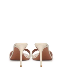 Sabot in pelle verniciata