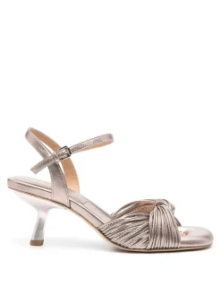 Sandali in metallo marrone chiaro