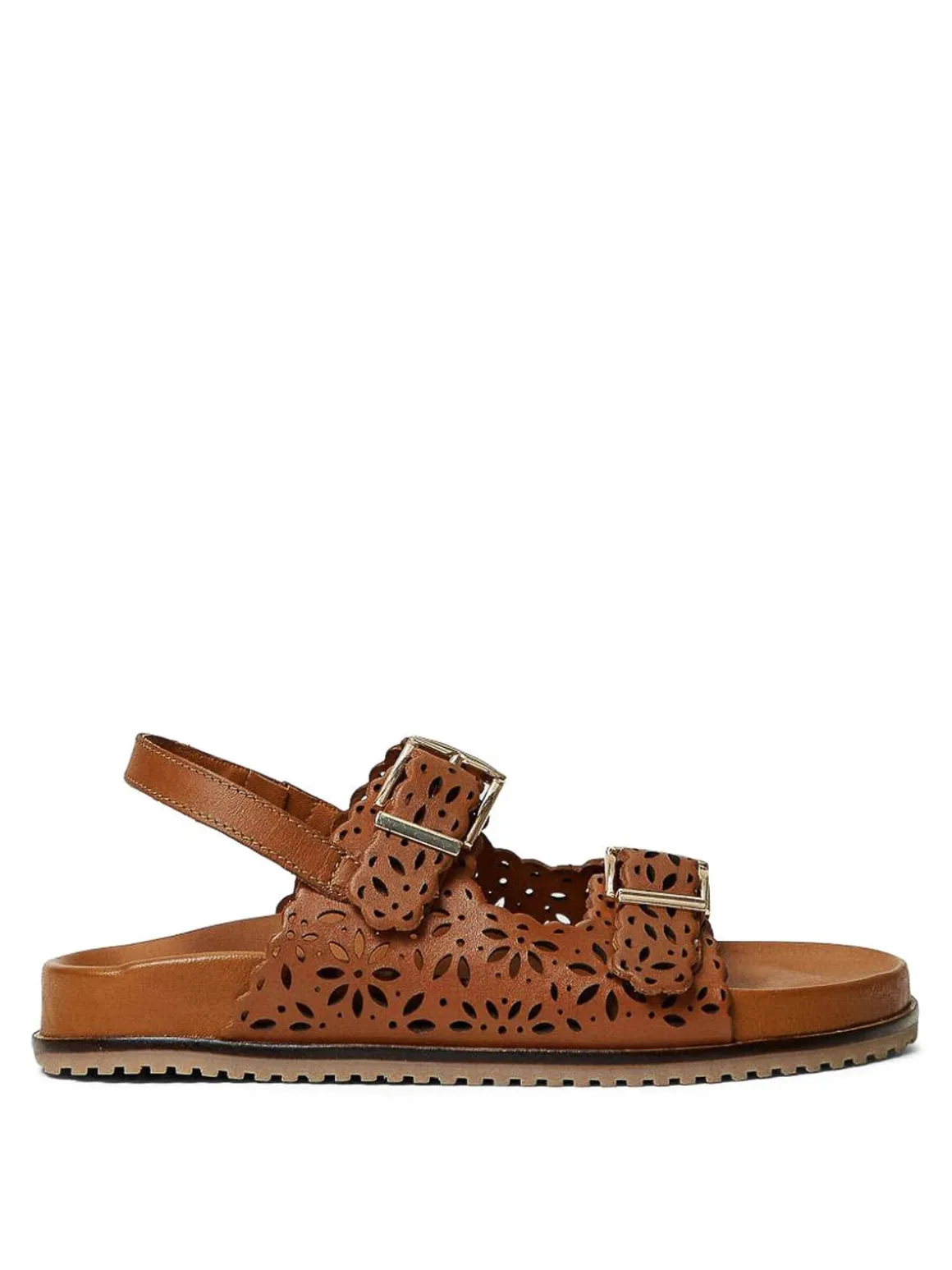 Sandali In Pelle Taglio Laser