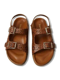 Sandali In Pelle Taglio Laser