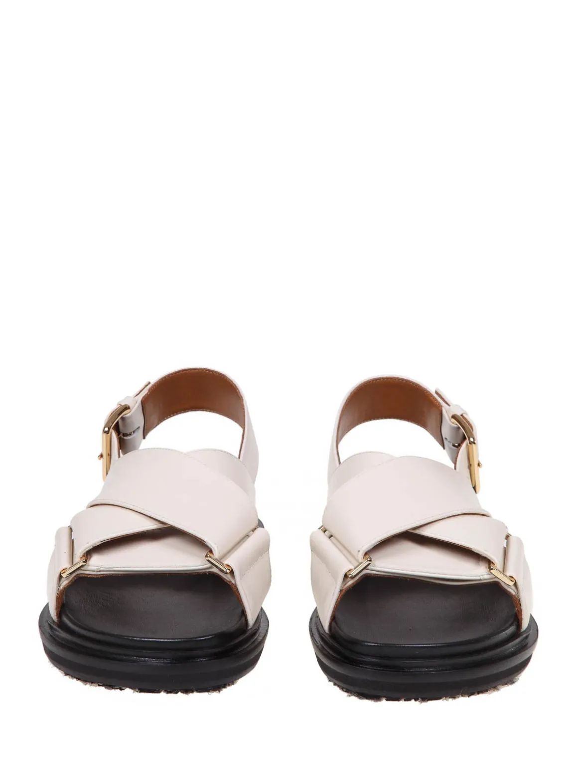 Sandalo Fussbett In Pelle