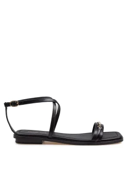 Sandalo Lena Flat In Pelle