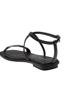 Sandalo Lena Flat In Pelle