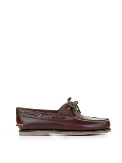 Scarpa Da Barca In Pelle