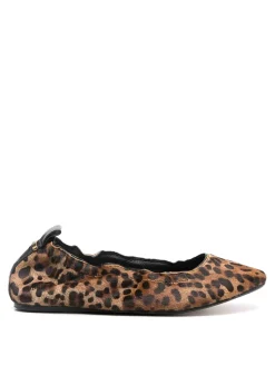 Scarpe ballerina per impronte leopardate