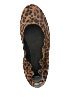 Scarpe ballerina per impronte leopardate