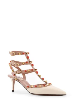 Scarpe Con Tacco Beige