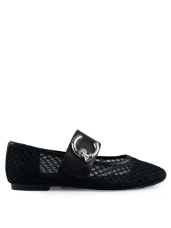 Scarpe da ballerina a maglie c-me